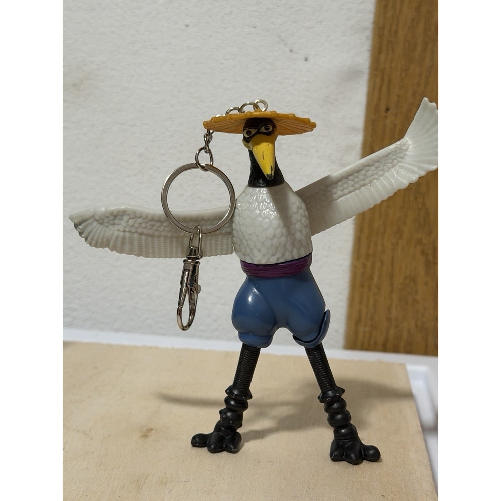 kung fu panda Krane Upcycled Toy Keychain